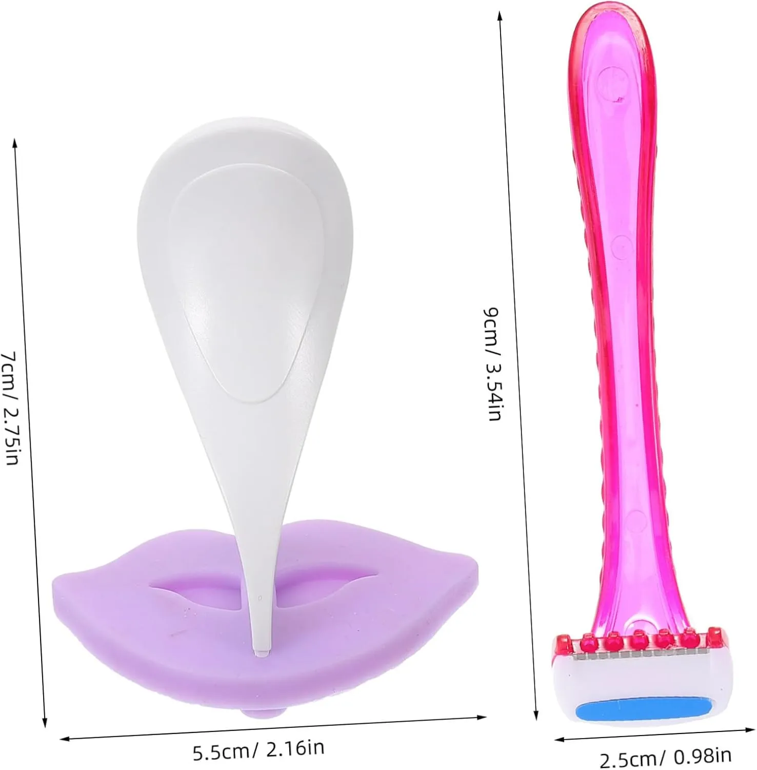 SOIMISS 2sets Women Hair Trimmer Styling Stencil Precision Trimming Tool for Safe Hair Removal User-Friendly Design Multiple Shaping Templates for Bikini Area and More