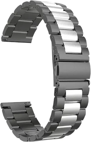 Solid Metal Wristband For Watch Strap, For Quick Release Watch Stainless Steel Strap Replacement 20mm 22mm Bracelet (Band Color : Silver Rose Gold, Band Width : 22mm)