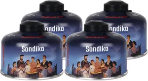 Sondiko Iso Butane Fuel Canister 100g 4 Pack, Camping Stove Fuel