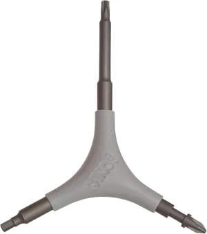 SONIC Pro Inline Skate Tool   T, Long T25 Torx for Powerslide triskate frame mounting bolts, 7 Tools, Rotate wheels, Remove bearings, Designed in USA