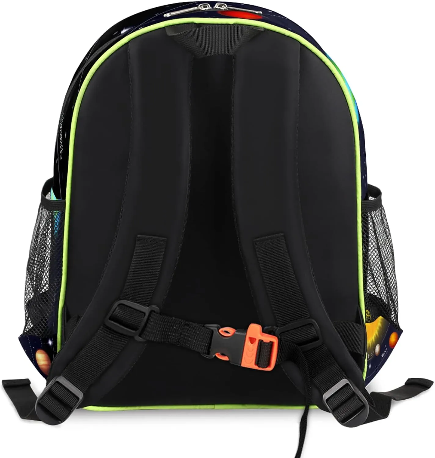 Space Backpack for Kids, Universe Galaxy Solar System Toddler Backpack for Boy Girl 14.2 In, Lightweight Waterproof Casual Daypack Preschool Elementary Kindergarten School Bookbag with Chest Strap