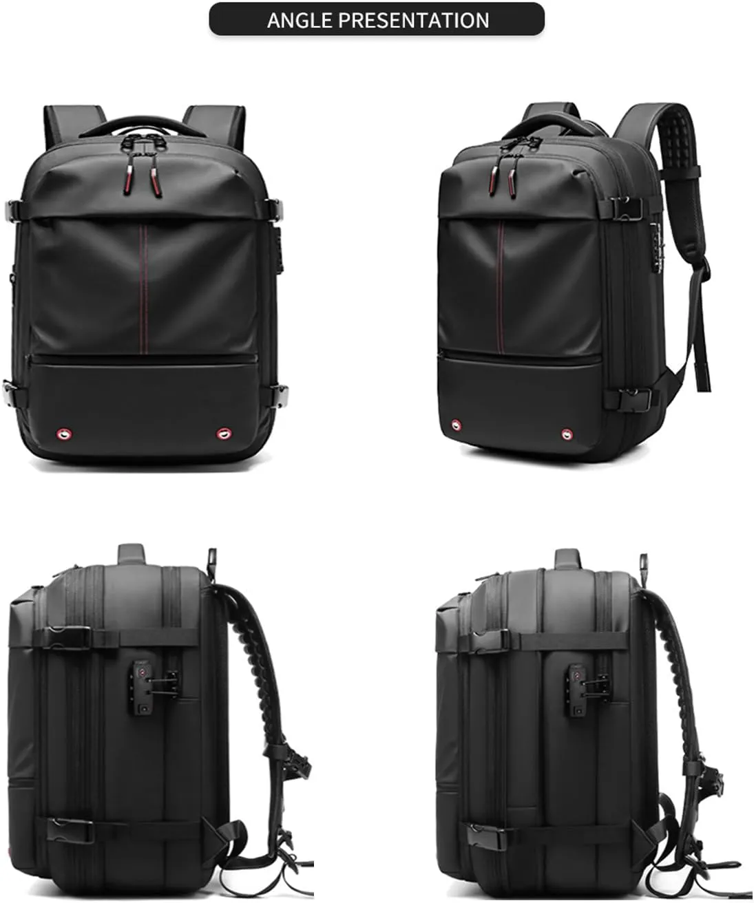 Spacevacpro Backpack, Spacevac Pro Backpack, Vacuum Seal Travel Backpack, 60L Expandable Waterproof Pack with Pump for Travel & Storage (Grey, With Pump)
