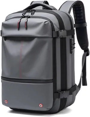 Spacevacpro Backpack, Spacevac Pro Backpack, Vacuum Seal Travel Backpack, 60L Expandable Waterproof Pack with Pump for Travel & Storage (Grey, With Pump)
