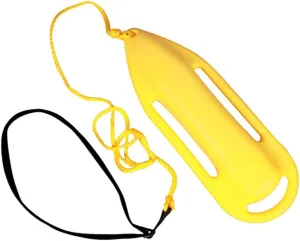 Sporti 3 Handle Rescue Can, Swimming Float Buoy for Life Saving, Floating Buoy Tube, Lifeguard Floats Water Rescue Equipment - Yellow - Yellow -