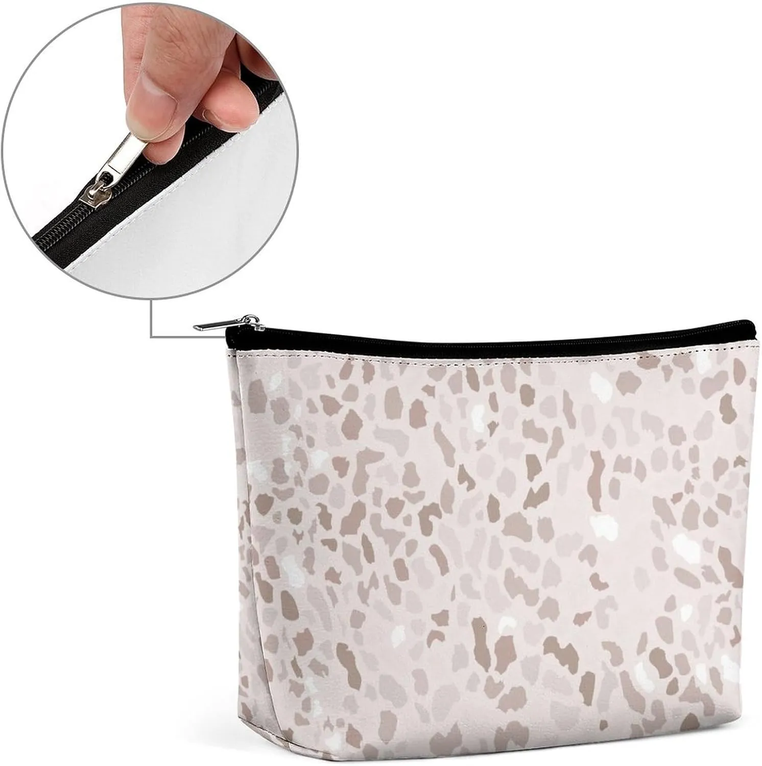 Spot Makeup Bag for Women Wide-Open Cosmetic Bag Travel Cosmetic Tote Bag Graffiti Toiletry Bag for Toiletry Bag Toiletries Accessories