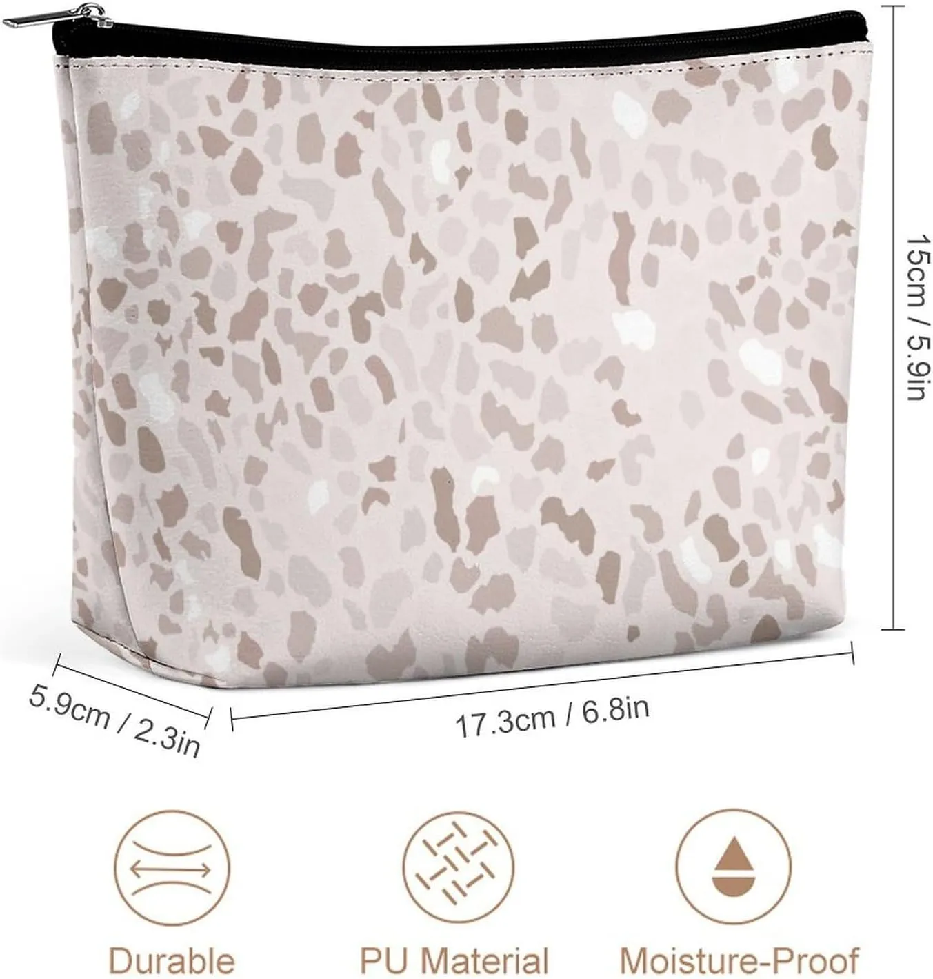 Spot Makeup Bag for Women Wide-Open Cosmetic Bag Travel Cosmetic Tote Bag Graffiti Toiletry Bag for Toiletry Bag Toiletries Accessories
