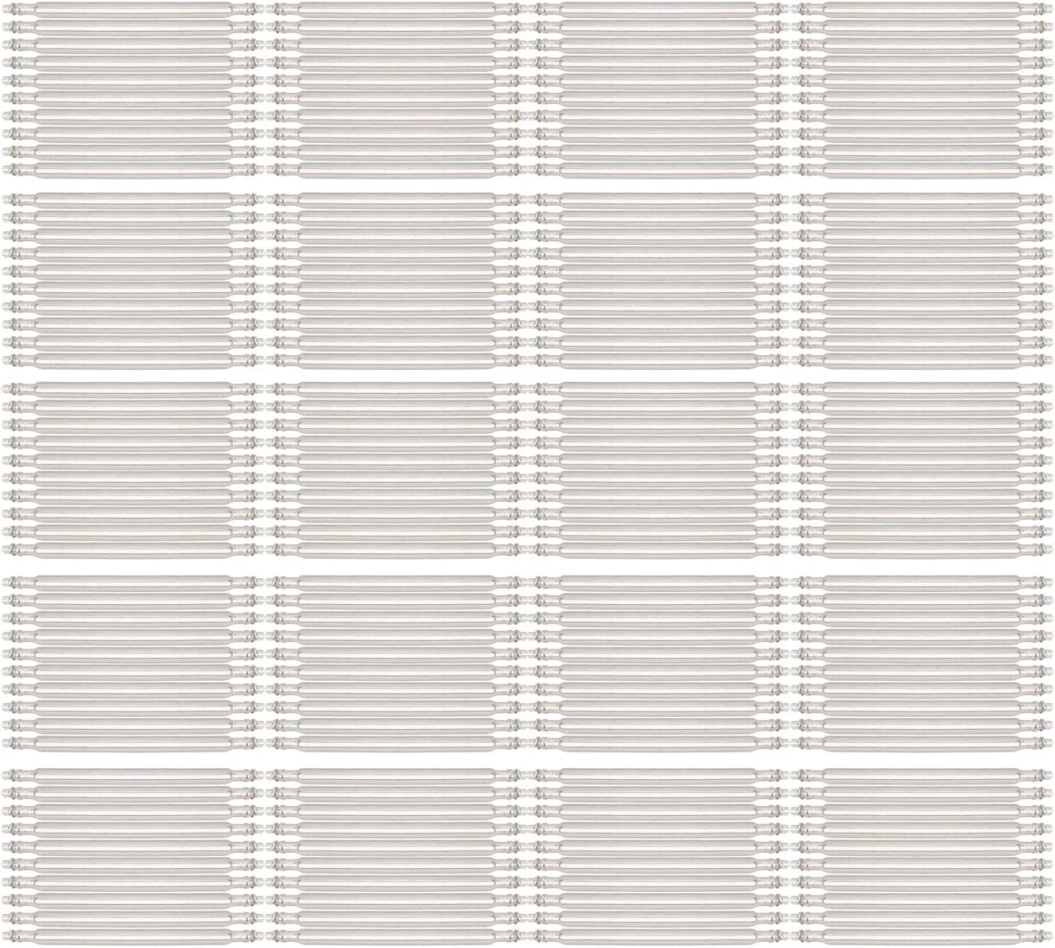 Spring Bar Strap Link Pins, Watch Band Repair Tool, Stainless Steel 1.5 Thick 19mm, 2000Pcs Watch Accessories with High Gloss Finish, Easy to Install and Replace, for Watch Repair