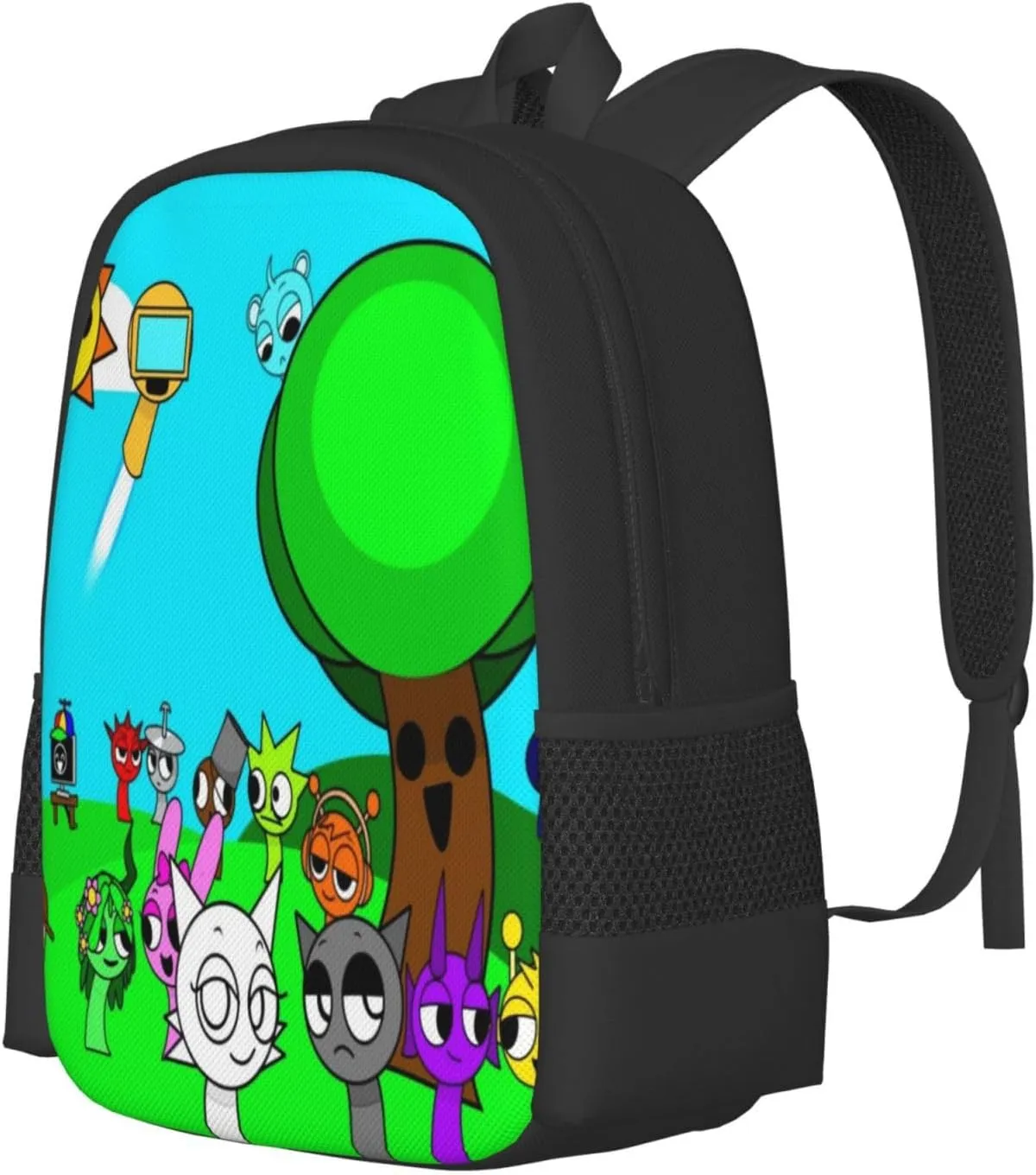 Sprunki Backpack Fashion Casual Travel Bag Classic Print Backpack