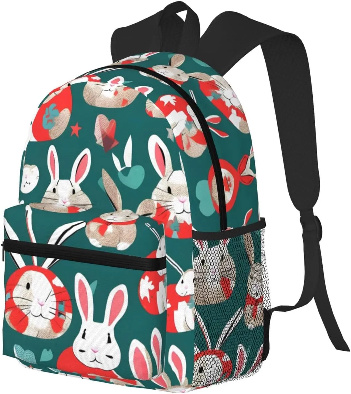 SSIMOO Bunny Rabbits Print Trendy Leisure Backpack Your Ideal Travel Companion,A Must-Have For Outdoor Travels