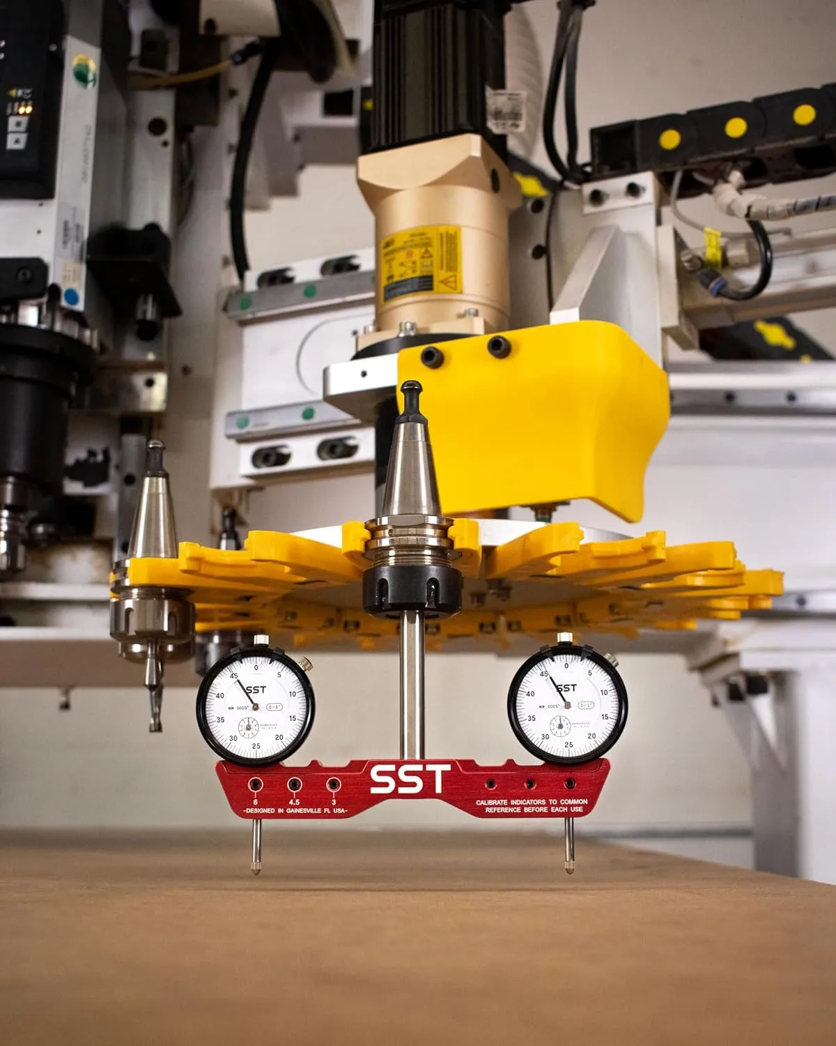 SST - Regular Mill & Lathe Tramming System - Tram, Align, & Square for Machine Calibration - for Angular Misalignment - Precise & Powerful - 0.0005” Dial Indicators - Designed in The USA