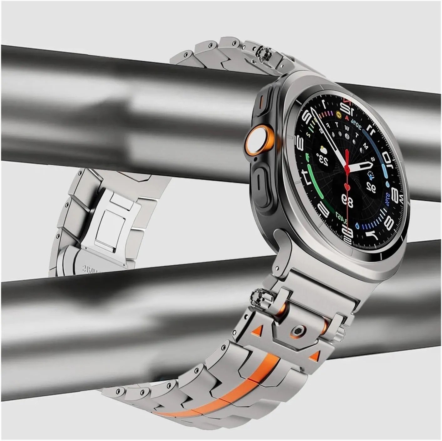 Stainless Steel Band For Samsung Galaxy Watch 7 Ultra 47mm Metal Bracelet for GALAXY ULTRA 47MM Replaceable Wristband