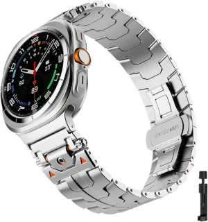 Stainless Steel Band For Samsung Galaxy Watch 7 Ultra 47mm Metal Bracelet for GALAXY ULTRA 47MM Replaceable Wristband