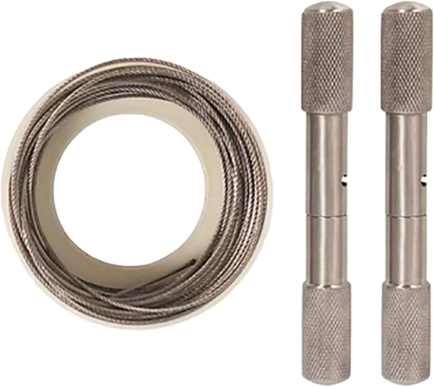 Stainless Steel Cable Saw - Portable Wire Rope Saw for Camping, Emergency, PVC Pipe Cutting & Sheep Shearing