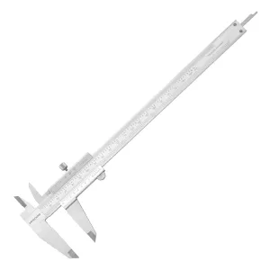 Stainless Steel Calipers 0-8" Thickened Mono-Block Vernier Caliper Inch/Metric 0-8" Range  /-0.02 Accuracy 0.02/0.001" Resolution Slide Calliper Rule Depth Gauges DRINYOUNG