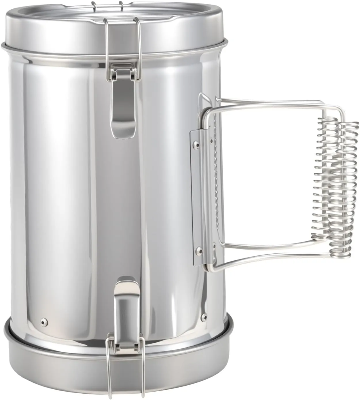 Stainless Steel Charcoal Chimney Starter | BBQ Chimney Starter for Charcoal Grill and Barbecues, Compact Outdoor Cooking BBQ Tools Accessories