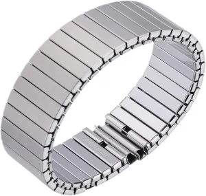 Stainless Steel Elastic Retractable Band 16mm 18mm 20mm 22mm Unisex Elastic Stretch Band Wristband Fits Smart Watch Traditional Watch