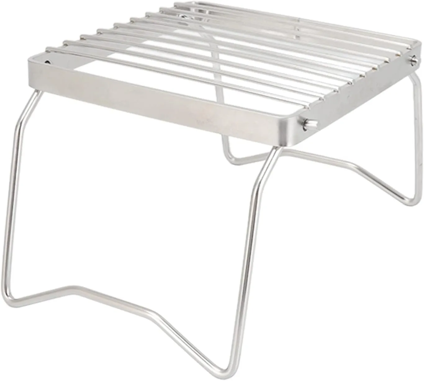 STAINLESS STEEL FOLDING CAMPFIRE GRILL GRID FOR CAMPING AND PICNICS