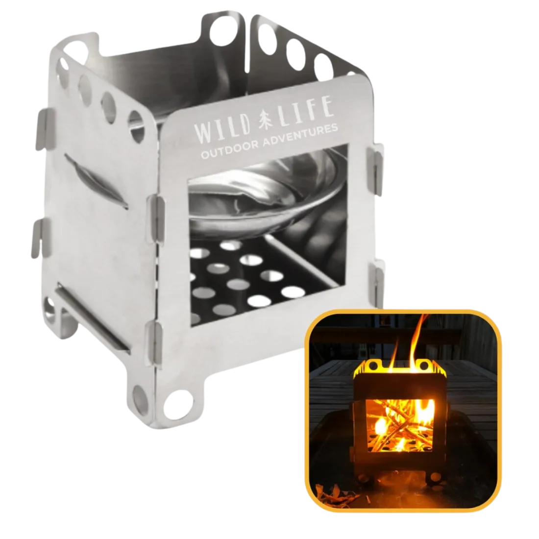 Stainless Steel Folding Stove