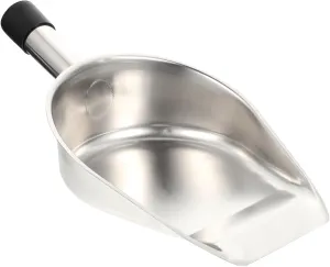 Stainless Steel Ice Scoop Compact Multi Function Shovel for Ice Flour Nuts and More Lightweight Kitchen Tool for Home Use Easy to Clean and Design