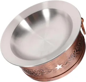 Stainless Steel Outdoor Heated Soup Pot Large Capacity Cooking Pot Stove Set Decorative Vintage Design