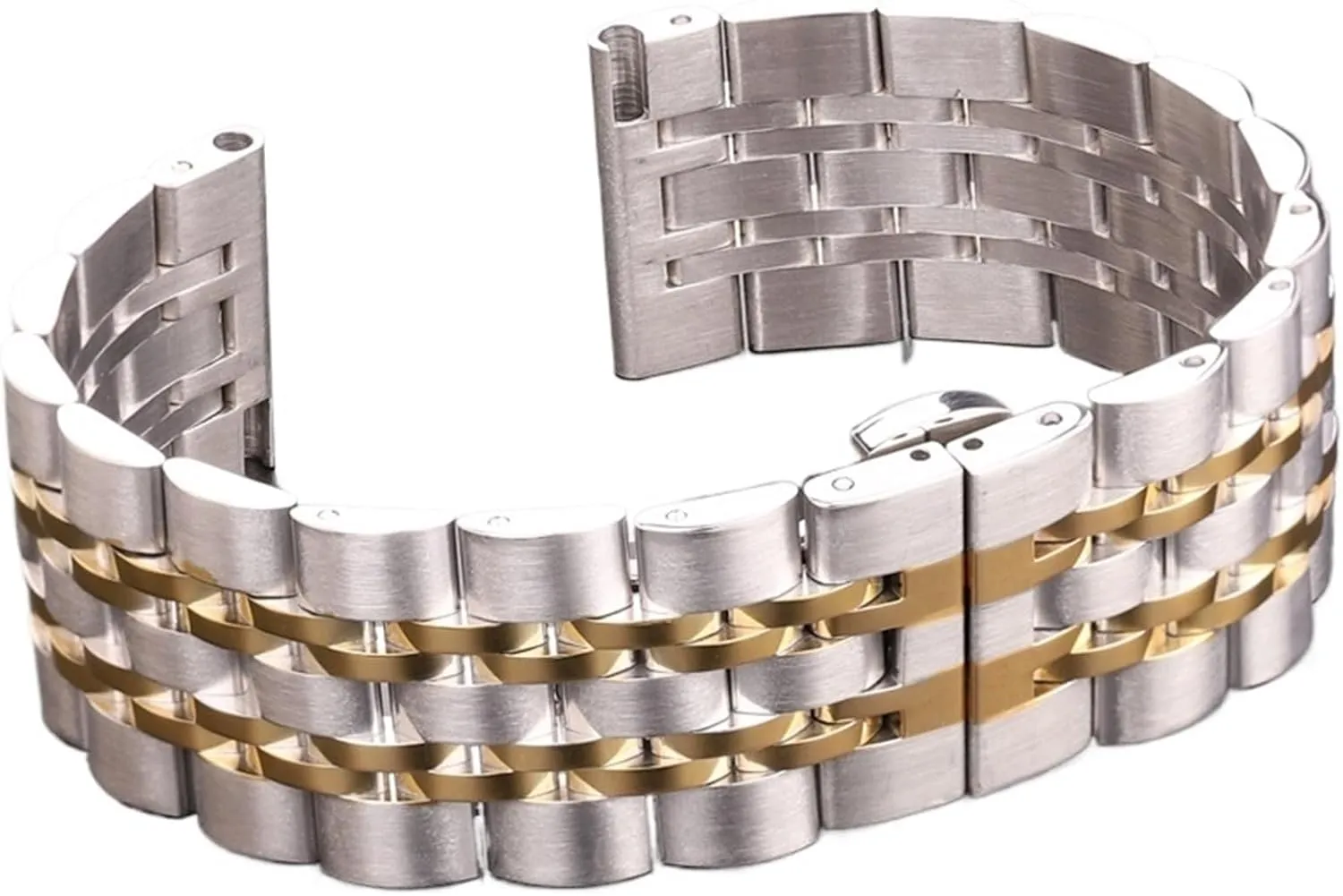 Stainless Steel Strap Metal Replacement Watchbands 20mm 22mm Women Men Universal Quick Release Band
