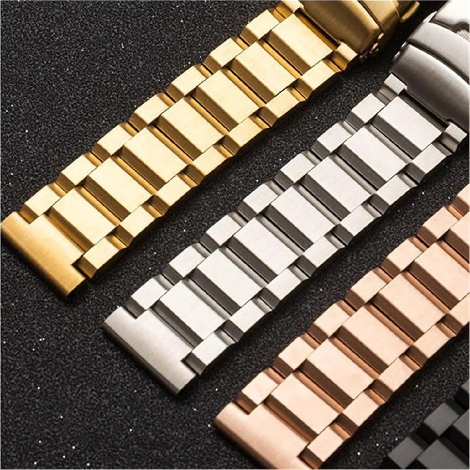 Stainless Steel Watch Band 20mm Universal Replacement Wristband