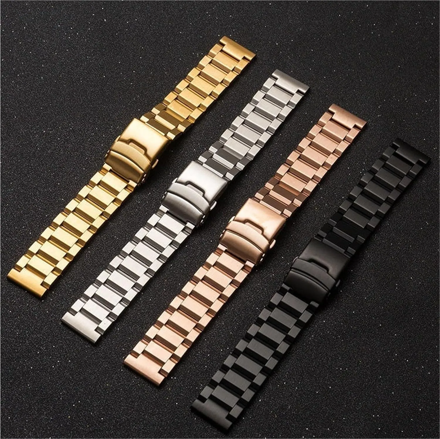 Stainless Steel Watch Band 20mm Universal Replacement Wristband
