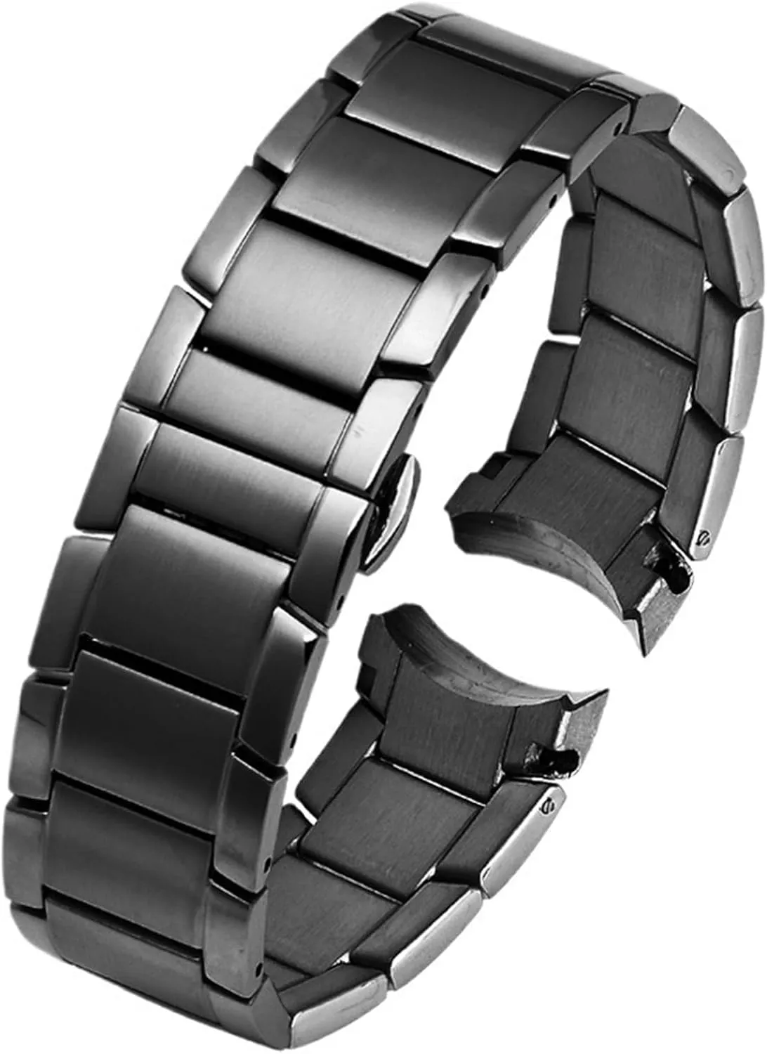 Stainless Steel Watch Band Metal Replacement Bracelet 22mm Unisex Suitable for Smart Watch Quartz Watch