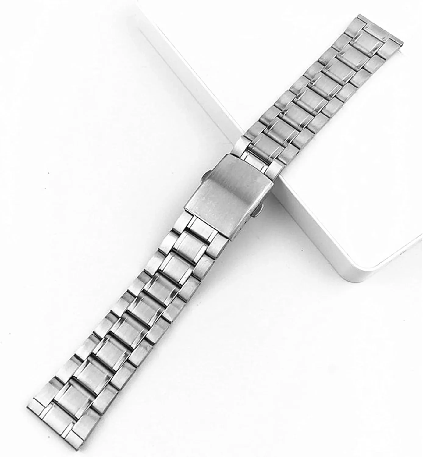 Stainless Steel Watch Band Universal Strap Women Men Strap 18mm 20mm 22mm