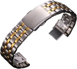 Stainless Steel Watch Band Universal Strap Women Men Strap 18mm 20mm 22mm
