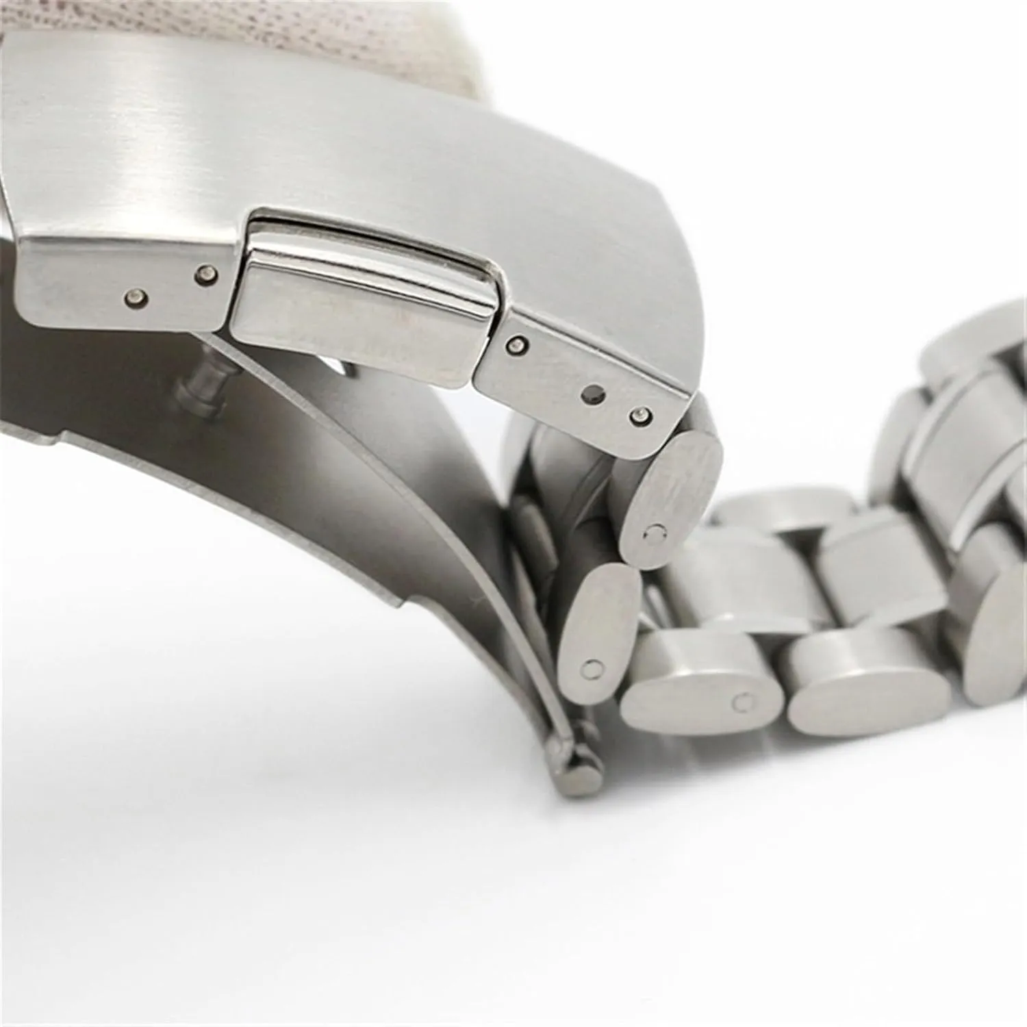Stainless Steel Watch Strap 16mm 18mm 20mm 22mm 24mm 26mm Universal Watch Strap Accessories Gold Black Folding Buckle Watch Strap