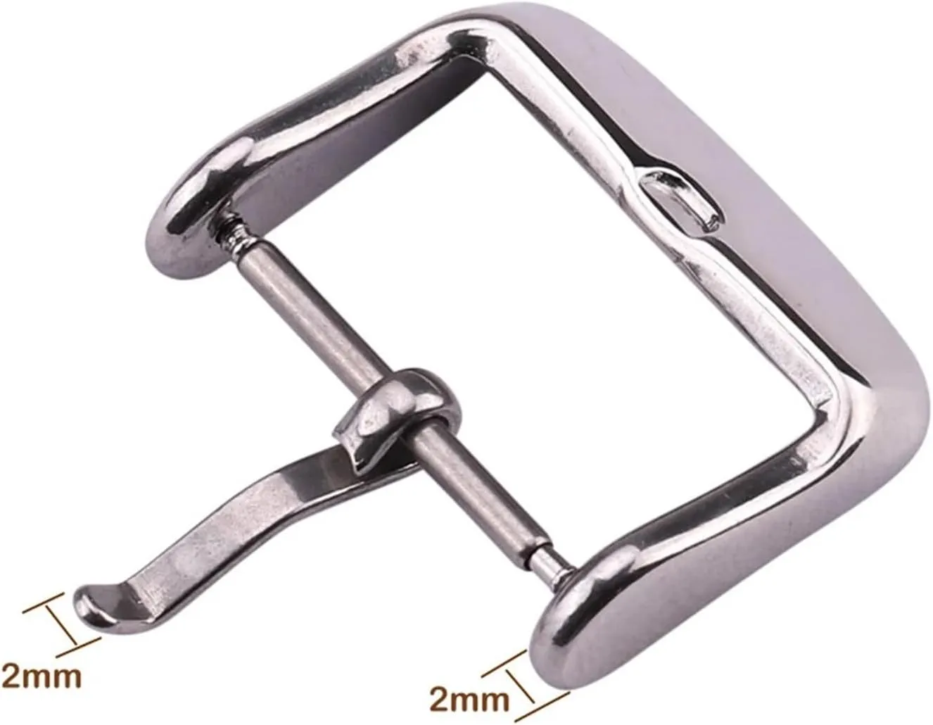 Stainless Steel Watch Strap Buckle Women Men Silver Gold Black Solid Metal Watchband Clasp 16mm 18mm 20mm 22mm 24mm Accessories