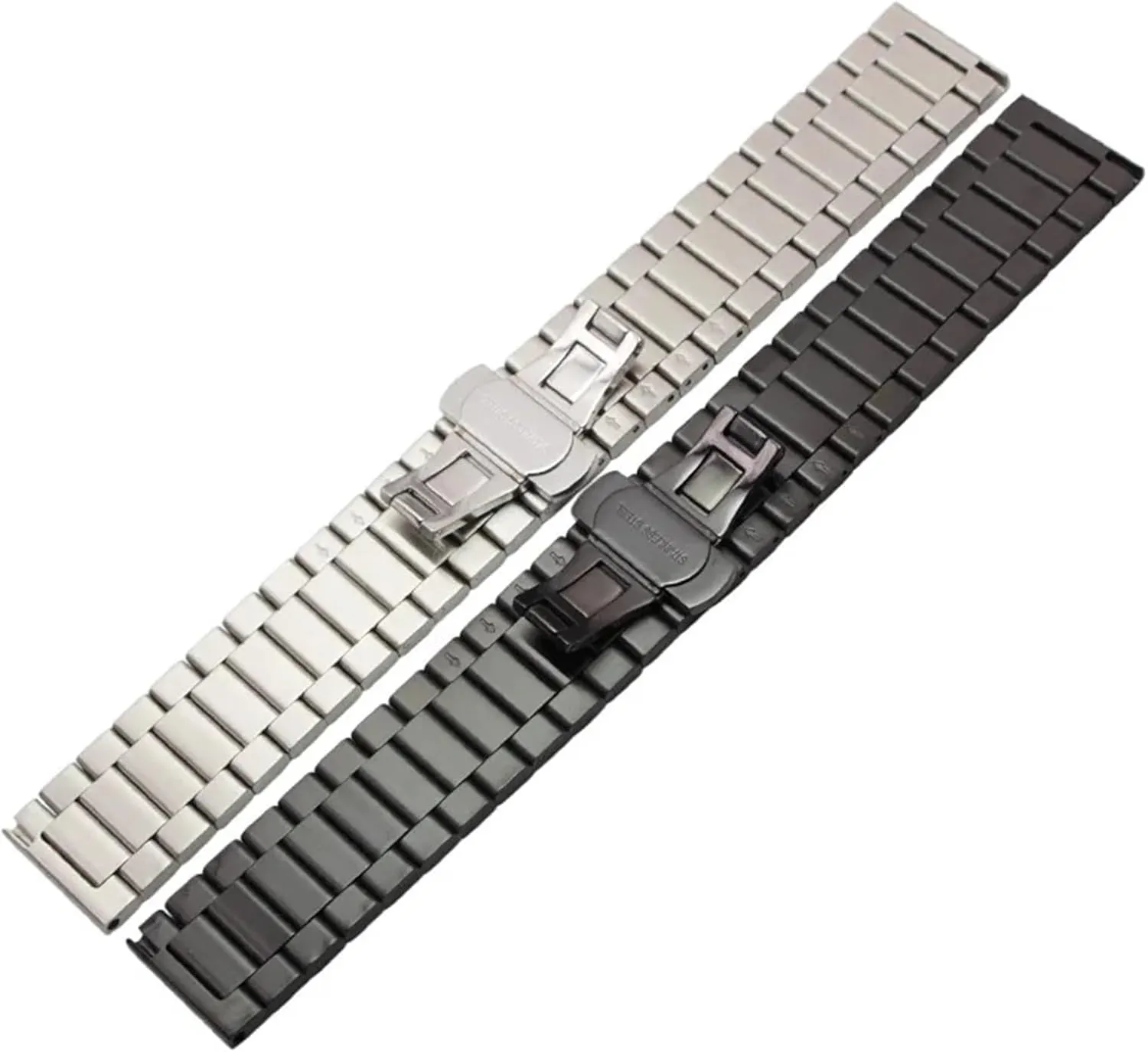Stainless Steel Watchbands Bracelet 16mm 18mm 20mm 22mm Men Woman Universal Metal Watch Band Strap