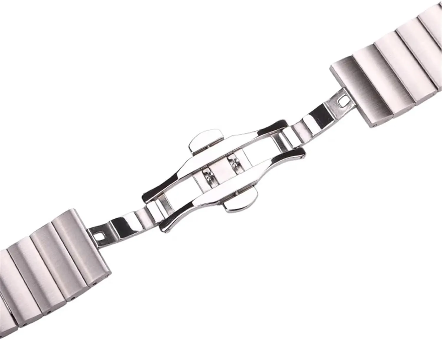 Stainless Steel Watchbands Bracelet 16mm 18mm 20mm 22mm Men Woman Universal Metal Watch Band Strap