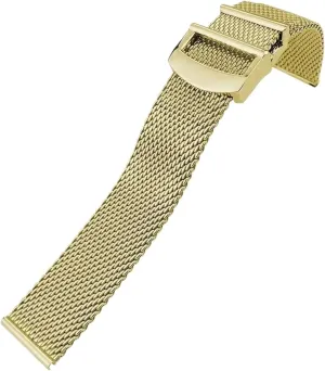 Stainless Steel Woven Mesh Watch Strap 20mm 22mm Bracelet Metal Quick Release Men Women Universal Watchband