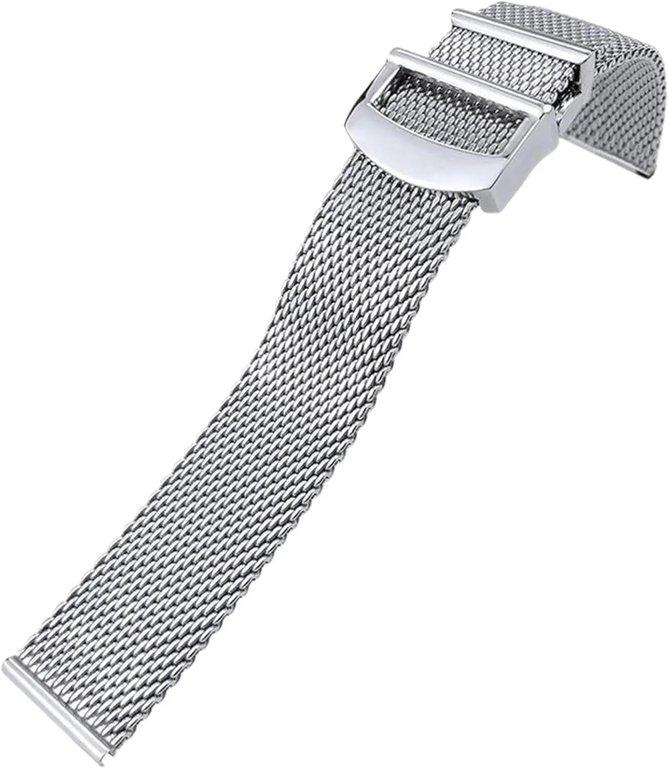 Stainless Steel Woven Mesh Watch Strap 20mm 22mm Bracelet Metal Quick Release Men Women Universal Watchband