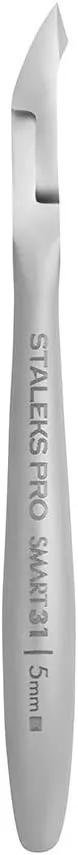 Staleks Pro SMART 31 Cuticle Nippers – 5mm Blade Cuticle Trimmer – Sharp & Durable Stainless Steel – Professional Manicure Tool