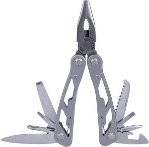STANLEY Multitool, 12-in-1, Stainless Steel, Black Pouch (84-519K)