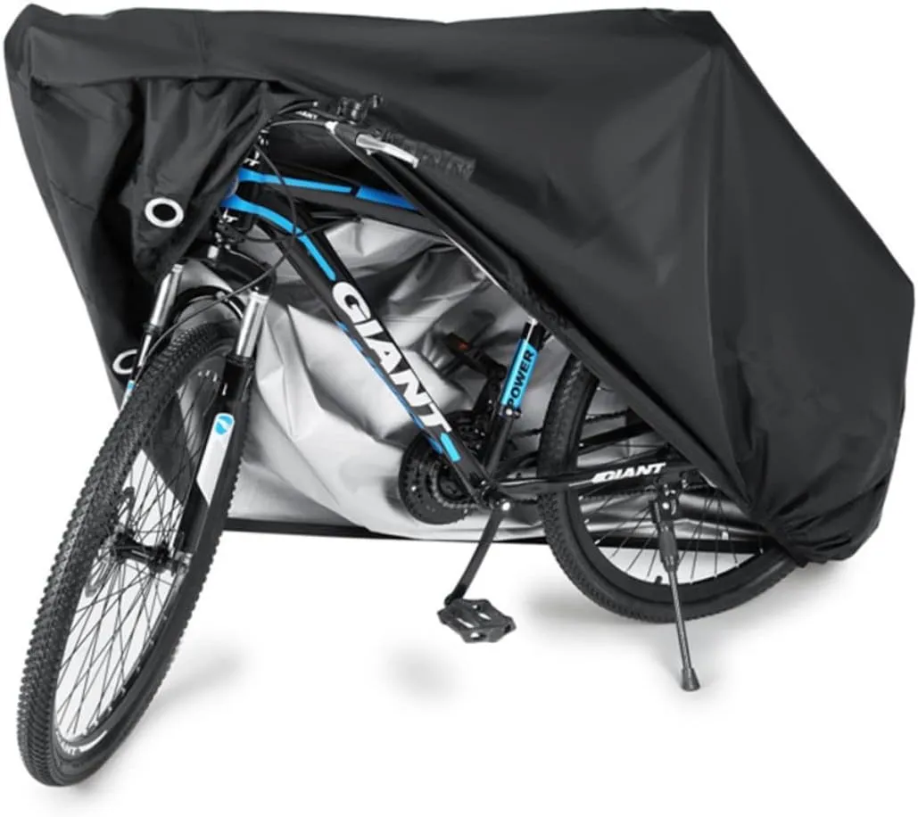 Stationary Bike Cover Outdoor Waterproof Scooter Rain Cover Elastic Bottom Uv Protection