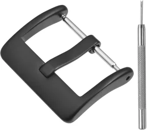 Strap Replacement Buckle, Stainless Steel Buckle 16-24mm Strap buckle