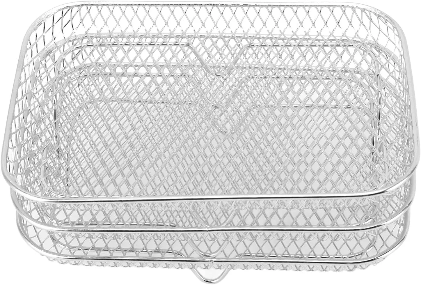 Sturdy Stainless Steel Fryer Racks 8 Inch Compatibility for Vortex 3PCS Multi Layer Dehydrator Rack (Rectangle (12 X 10 X 1.5cm / 4.72 X 3.94 X 0.59in))