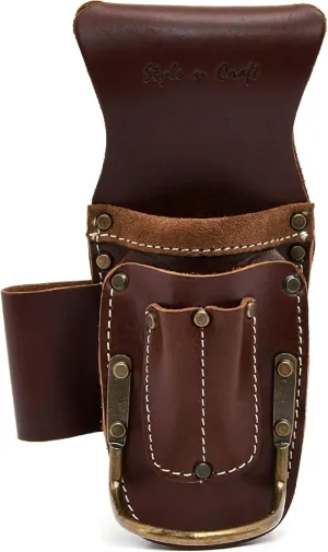 Style N Craft Pliers & Tool Holder, Full-Grain Oiled Leather Tool Pouch, Multi Tool Holder