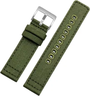 Stylish and elegant Watch Straps for Men Women,18/20/22mm Men Wear-resistant Sweat Absort Canvas Nylon Watch Strap Tool-free Quick Release and Installation