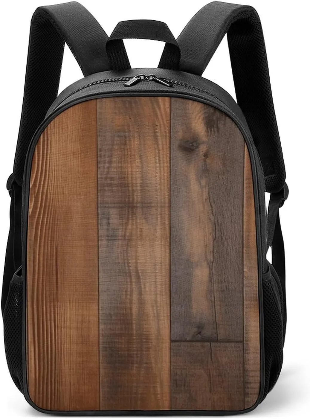 Stylish Backpack, Brown Wooden Print Durable Backpack Travel Backpack Hiking Backpack Ergonomic Backpack Comfortable Backpack