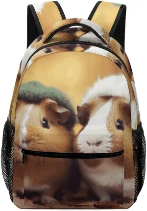 Stylish Backpack, Cute Guinea Pigs Print Durable Backpack Travel Backpack Hiking Backpack Ergonomic Backpack Comfortable Backpack