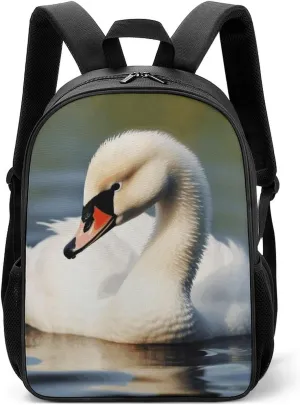 Stylish Backpack, Cute Little Swan Print Durable Backpack Travel Backpack Hiking Backpack Ergonomic Backpack Comfortable Backpack