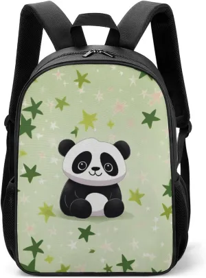 Stylish Backpack, Cute Panda And Star Print Durable Backpack Travel Backpack Hiking Backpack Ergonomic Backpack Comfortable Backpack