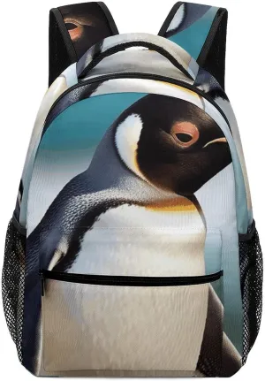 Stylish Backpack, Cute Penguin Print Durable Backpack Travel Backpack Hiking Backpack Ergonomic Backpack Comfortable Backpack
