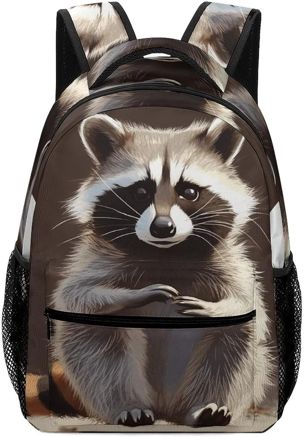 Stylish Backpack, Cute Raccoon Print Durable Backpack Travel Backpack Hiking Backpack Ergonomic Backpack Comfortable Backpack