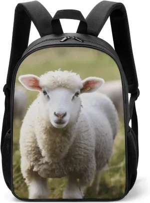 Stylish Backpack, Cute Sheep Lamb Print Durable Backpack Travel Backpack Hiking Backpack Ergonomic Backpack Comfortable Backpack, Style